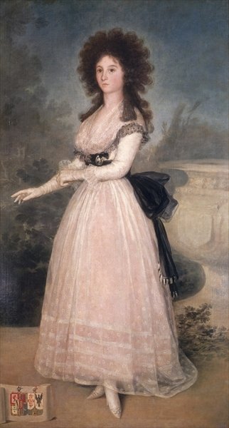 Dona Tadea Arias de Enriquez, 1793-94 (oil on canvas) by Francisco Jose de Goya y Lucientes - print