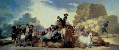 Summer, or The Harvest, 1786 (oil on canvas) by Francisco Jose de Goya y Lucientes - print