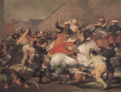 The Second of May, 1808. The Riot against the Mameluke Mercenaries, 1814 (oil on canvas) by Francisco Jose de Goya y Lucientes - print