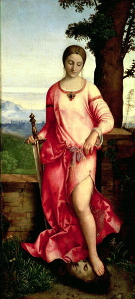 Judith (oil on panel) by Giorgione - print