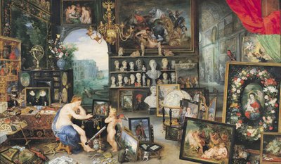 Fine Art Print of The Sense of Sight, 1617 by Jan Brueghel