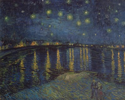 The Starry Night, 1888 (oil on canvas) by Vincent van Gogh - print