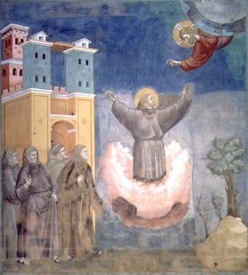 The Ecstasy of St. Francis, 1297-99 (fresco) by Giotto di Bondone - print