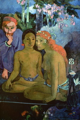 Contes Barbares, 1902 (oil on canvas) by Paul Gauguin - print