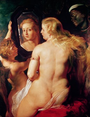 The Toilet of Venus, c.1613 (oil on canvas) by Peter Paul Rubens - print