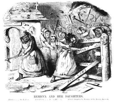Fine Art Print of Rebecca and her Daughters by John Leech