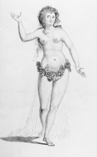 Fine Art Print of Miss Chudleigh by English School