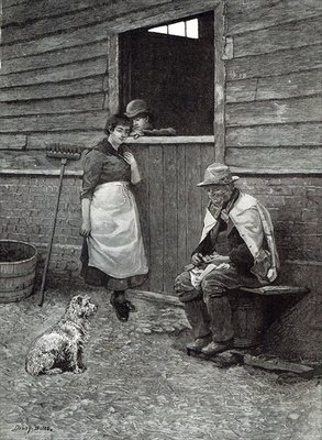 Fine Art Print of Expectancy, from 'Leisure Hour', 1888 by Dewey Bates