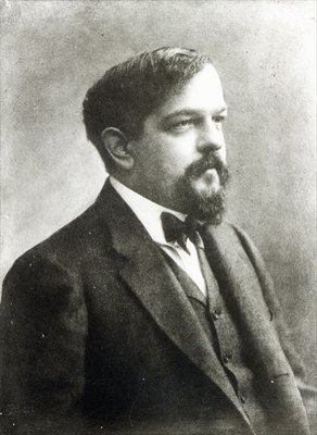 Claude Debussy, c.1908 (b/w photo) by Nadar - print
