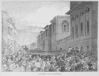 Fine Art Print of Preparing for an Execution by English School