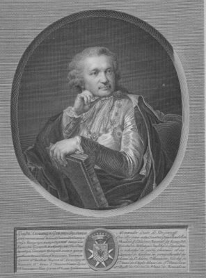 Fine Art Print of Count Stroganov, engraved by Ignaz Sebastian Klauber, 1802 by Johann Baptist I Lampi