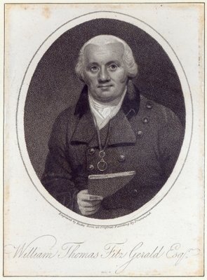 William Thomas Fitzgerald, engraved by William Ridley (engraving) by Samuel Drummond - print