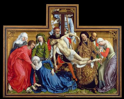 Descent from the Cross, c.1435 (oil on panel) by Rogier van der Weyden - print