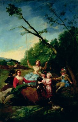 The Swing by Francisco Jose de Goya y Lucientes - print