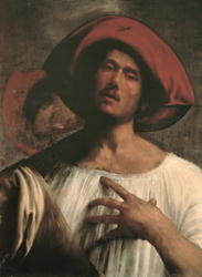 Young Man Singing by Giorgione - print