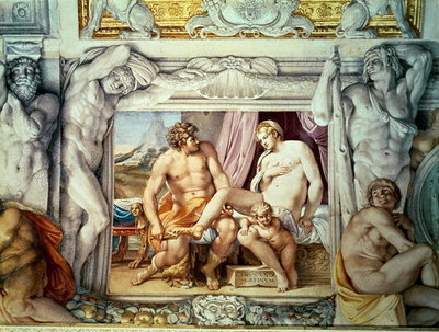 Venus and Anchises by Annibale Carracci - print