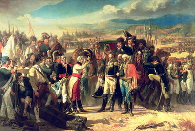 Fine Art Print of The Surrender of Bailen, 23rd July 1808 by Jose Casado del Alisal