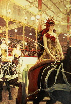 The Ladies of the Cars, 1883-5 (oil on canvas) by James Jacques Joseph Tissot - print