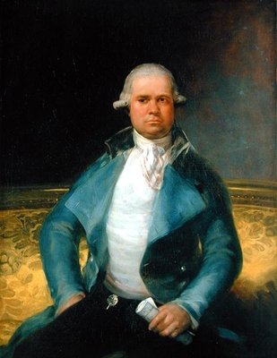 Portrait of Don Tomas Perez Estala (oil on canvas) by Francisco Jose de Goya y Lucientes - print