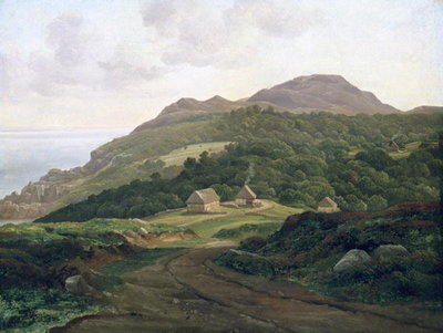 Fine Art Print of On the Swedish Coast, 1828 by Carl Morgenstern