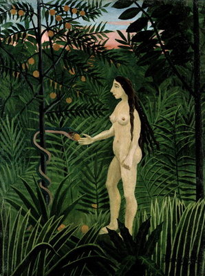 Fine Art Print of Eve, c.1906-07 by Henri J.F. Rousseau
