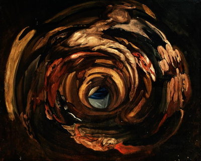 Anamorphosis of Rubens (oil on canvas) by Domenico the Elder Piola - print