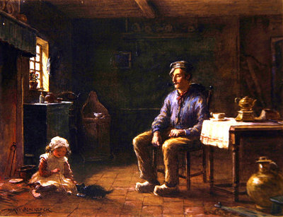 Fine Art Print of Feeding Time by William Kay Blacklock