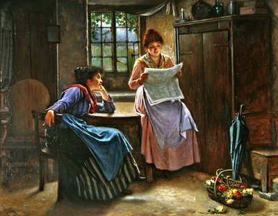 Fine Art Print of Recent News by Haynes King
