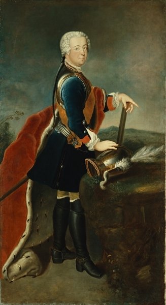 Fine Art Print of The Crown Prince Frederick II, c.1736 by Georg Wenceslaus von Knobelsdorff