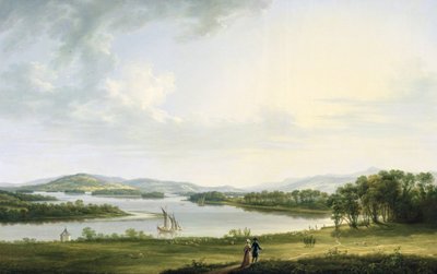 A View of Knock Ninney and Part of Lough Erne from Bellisle, County Fermanagh, 1771 (oil on canvas) by Thomas Roberts - print