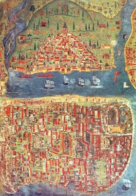 Fine Art Print of IUK T.5964 View of Istanbul by Nasuh Al-Silahi