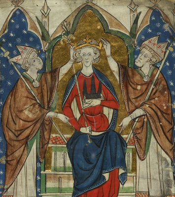 Coronation of Henry III by Anonymous - print