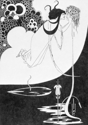 Salome and John the Baptist by Aubrey Beardsely - print