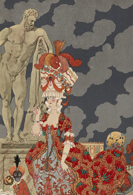 Cortège by George Barbier - print