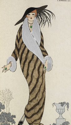 Manteau de Liberline by George Barbier - print