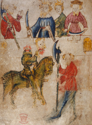 Gawain and the Green Knight by Anonymous - print