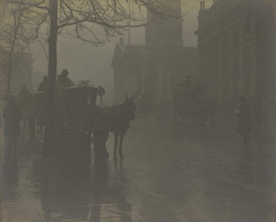 Trafalgar Square and St Martin's-in-the-Field by Anonymous - print