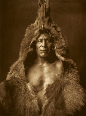 Bear's Belly - Arikara, 1908 by Edward Sheriff Curtis - print