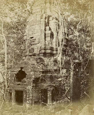 Tower of Prea Sat Ling Poun by John Thomson - print