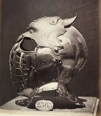 Helmet of the Emperor Charles V by Charles Clifford - print