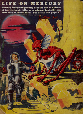 Fine Art Print of Life on Mercury by Frank R Paul