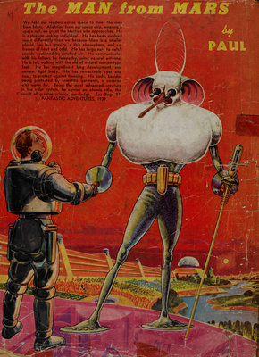 Fine Art Print of The Man from Mars by Frank R Paul