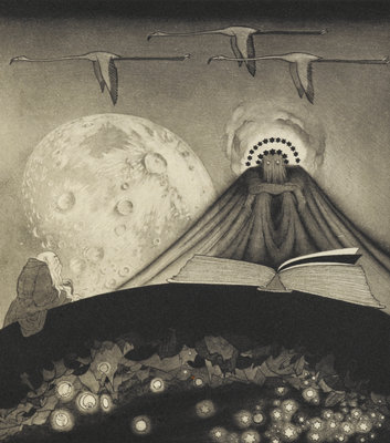 Fine Art Print of It' from The Gods of Pegana by Sidney Sime