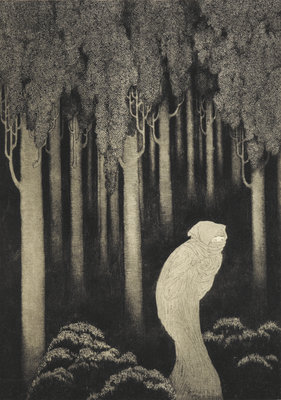 Fine Art Print of Hish' from The Gods of Pegana by Sidney Sime