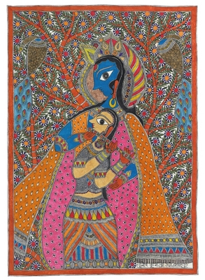 Fine Art Print of Radha and Krishna by Sunil