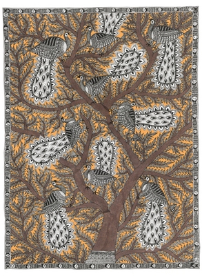Fine Art Print of Peacocks in Tree by Anil