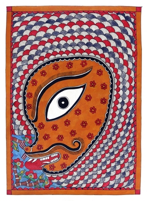 Fine Art Print of Tiger Face by Viki