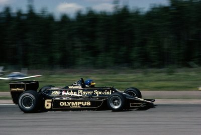 1979 Swedish GP, Anderstorp, Ronnie Peterson, Lotus 78-Ford, 3rd position by Anonymous - print