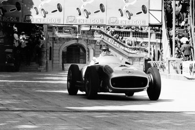 Fine Art Print of 1955 Monaco Grand Prix. Monte Carlo, Monaco. 22 May 1955 by Anonymous