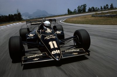 1984 Brazillian GP, Rio de Janeiro, Elio de Angelis, Lotus 95T-Renault by Anonymous - print